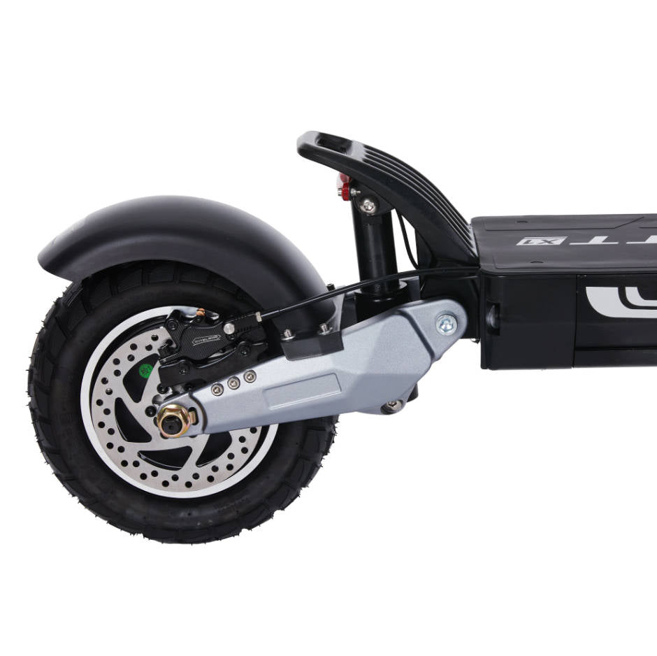 ANGWATT X1 2.0 Electric Scooter 60V 22.5Ah 3600W (2*1800W) Dual Motor 10-Inch Tubeless Tire, 65-85KM Mileage 200kg Max Load