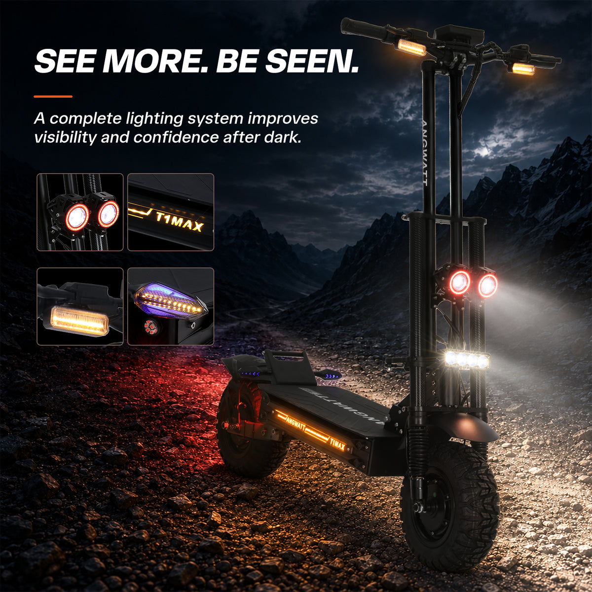 ANGWATT T1 MAX Electric Scooter