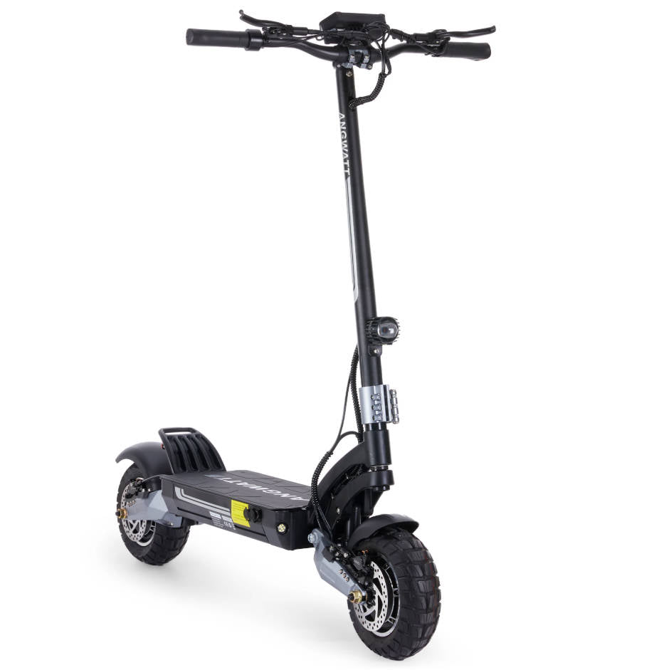 ANGWATT X1 2.0 Electric Scooter 60V 22.5Ah 3600W (2*1800W) Dual Motor 10-Inch Tubeless Tire, 65-85KM Mileage 200kg Max Load