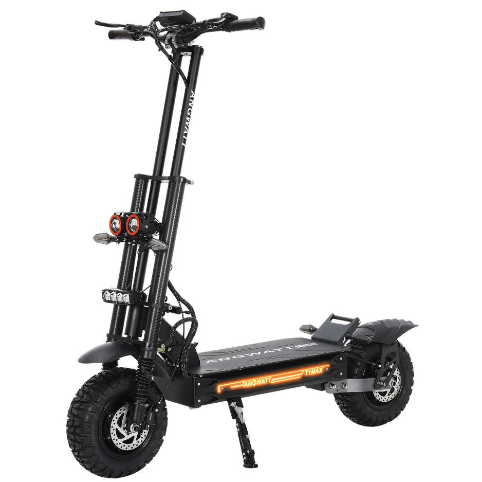 ANGWATT T1 MAX Electric Scooter 72V 31.2Ah 10000W (2*5000W) Dual Motors 13inch Tubeless Tires, 90-130km Mileage 200kg Max Load