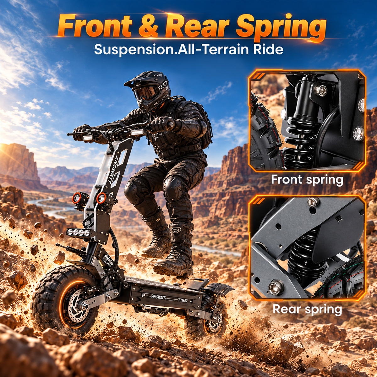 ANGWATT F1 MAX Off Road Electric Scooter