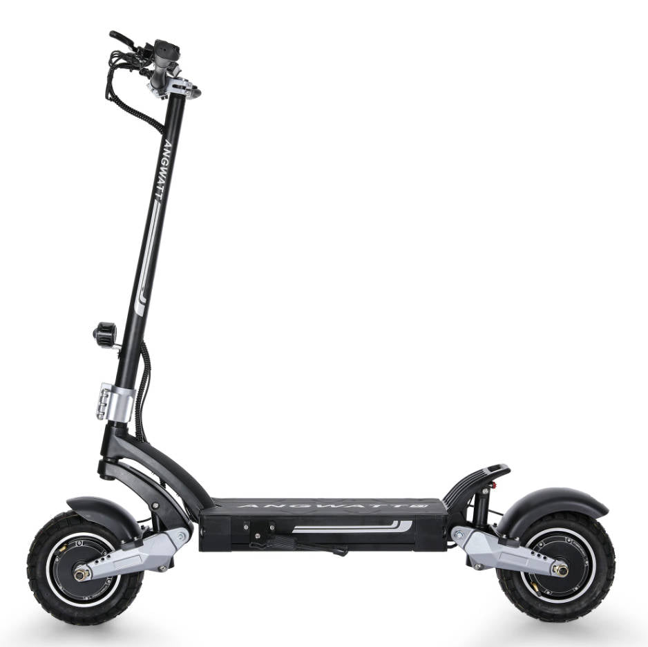 ANGWATT X1 2.0 Electric Scooter 60V 22.5Ah 3600W (2*1800W) Dual Motor 10-Inch Tubeless Tire, 65-85KM Mileage 200kg Max Load