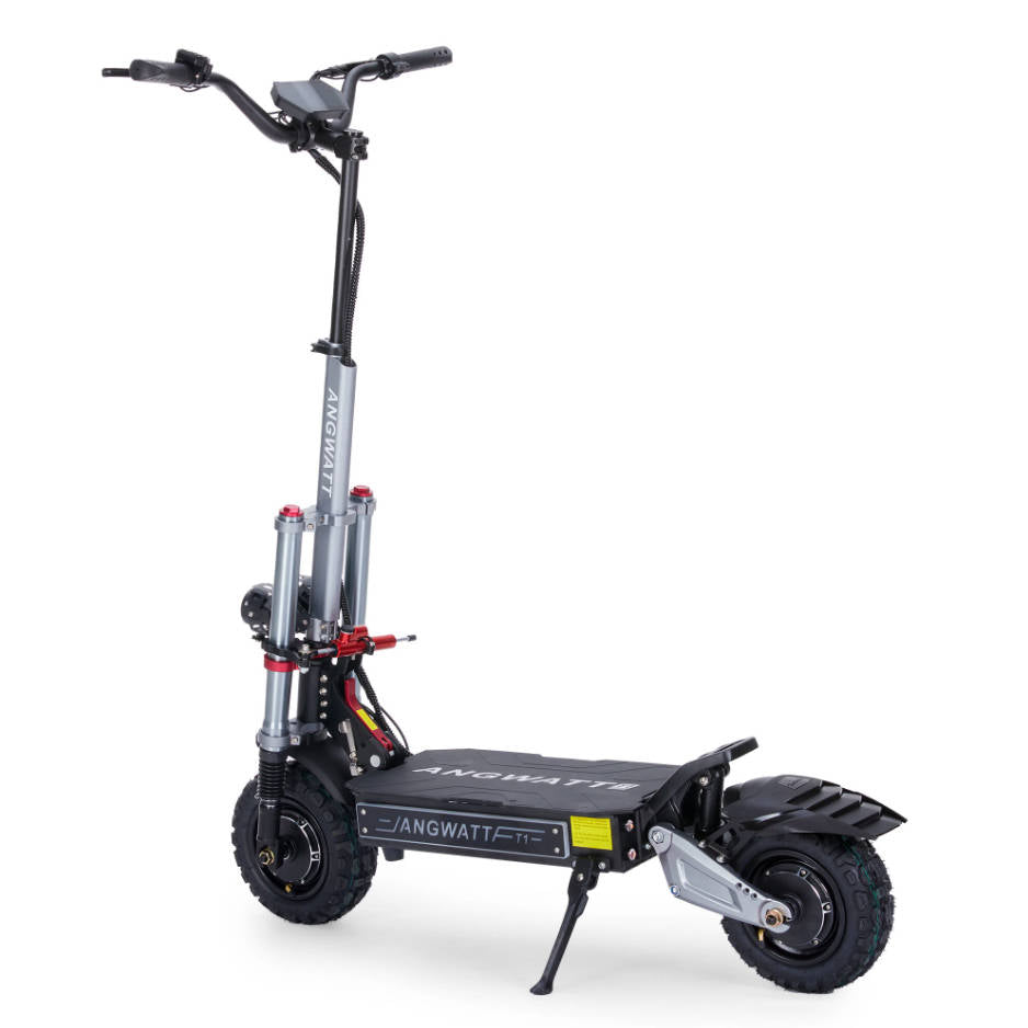 ANGWATT T1 3.0 Off-Road Electric Scooter 60V 6000W (2*3000W) Dual Motor 11inch Steering Damper, 80-105km Mileage 200kg Max Load
