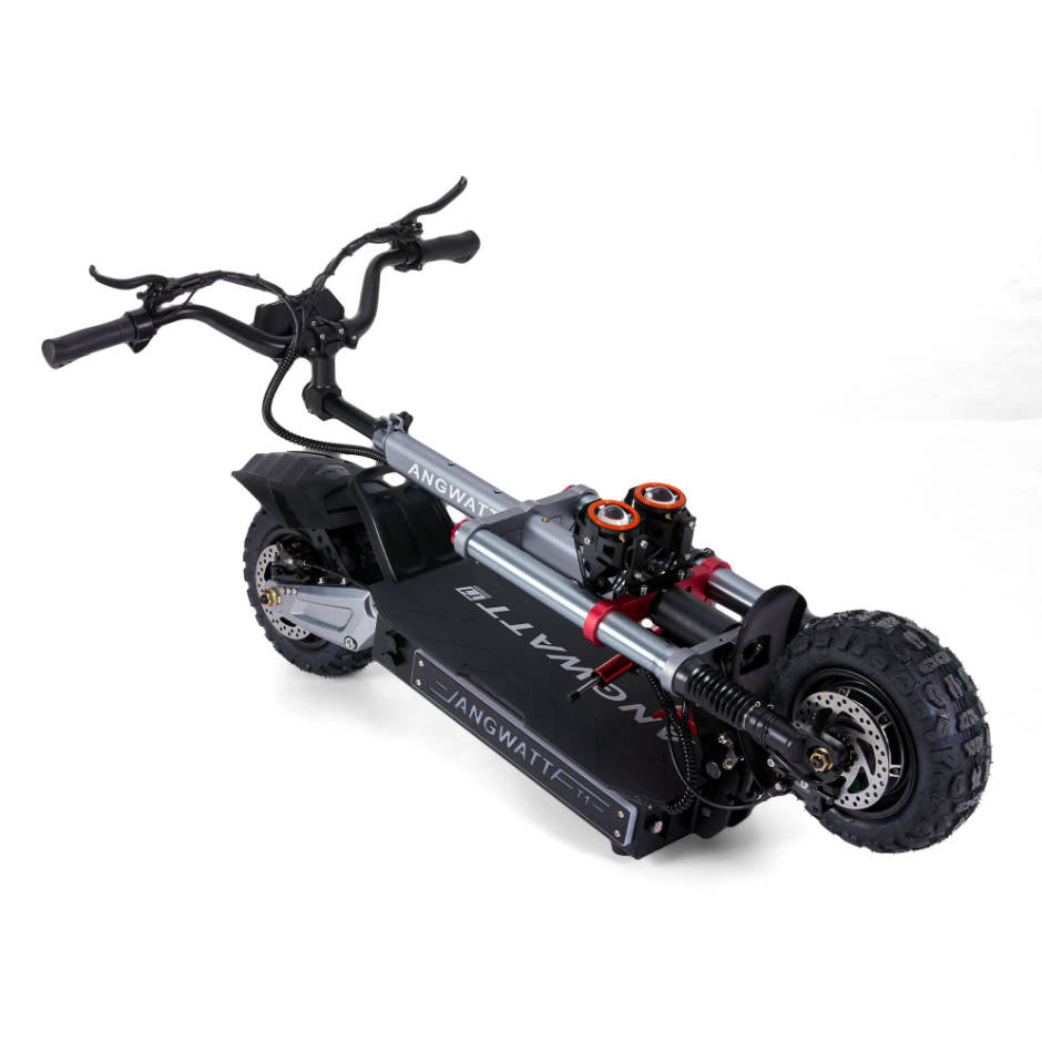 ANGWATT T1 3.0 Off-Road Electric Scooter 60V 6000W (2*3000W) Dual Motor 11inch Steering Damper, 80-105km Mileage 200kg Max Load