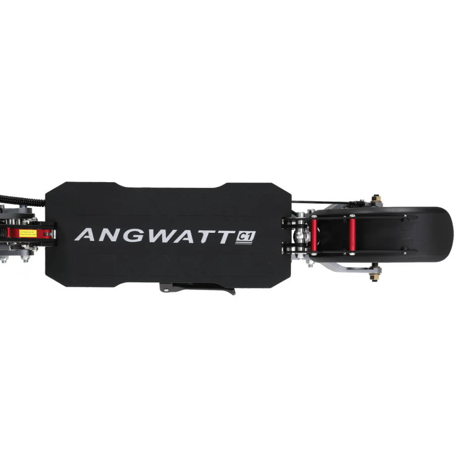 ANGWATT C1 2.0 Electric Scooter 52V 23.4Ah 2400W (2*1200W) Dual Motor 10 inch Tubeless Tires 65-85Km Max Mileage 150KG MAX Load